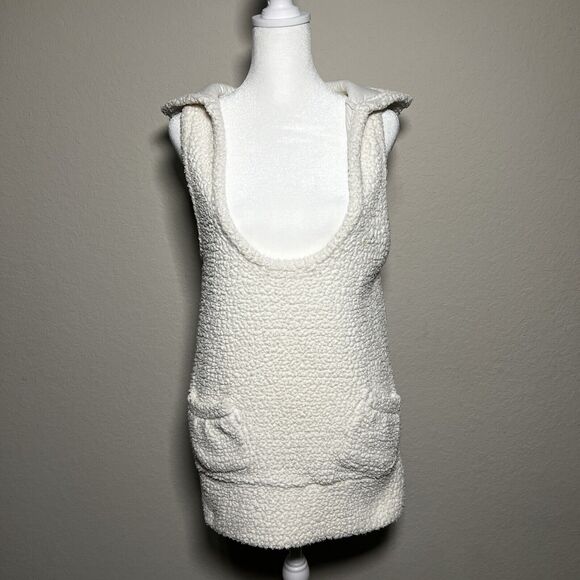 Japan’s CELE GOSSIP Fleece Hooded Sherpa Vest - Size Med - Tokyo Fashion Kawaii - Picture 3 of 16